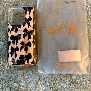 Walli iphone 15 Pro Case Blair Bows by Karlie Rae